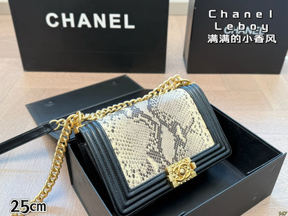 Cc new arrival chain leboy bag size: 25*14 cm