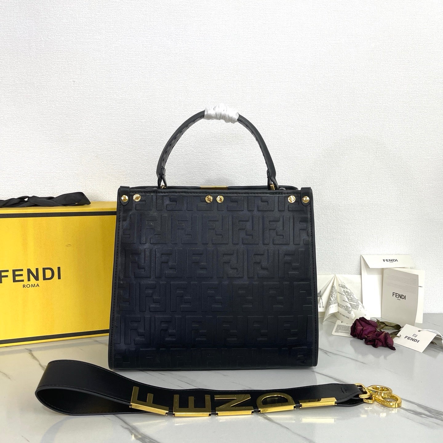Fen new arrival perkaboo tote bag 006 size: 30 cm