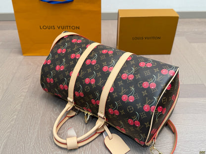 louis new arrival keepall cherry travel bag