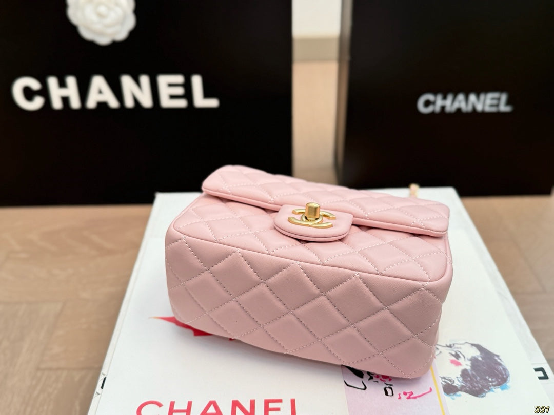 Cc new arrival pink gold ball chain bag