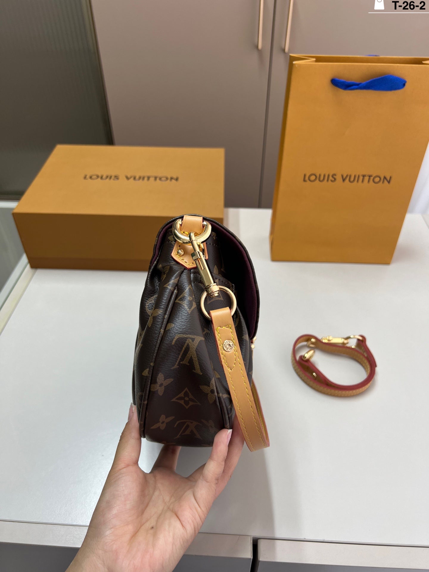 louis new arrival Sunset vibe bag size: 25*16 cm