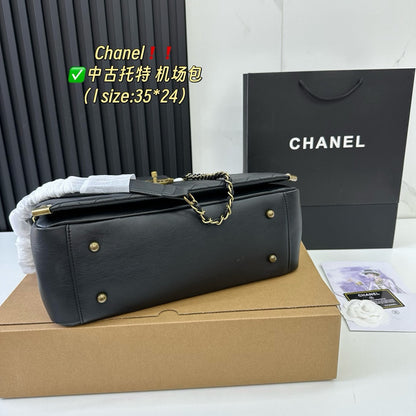 Cc new arrival vintage tote bag size: 35.24 cm