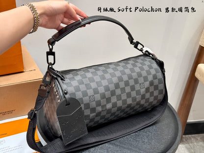 Louis new arrival Soft Polochon bag size: 34*17cm