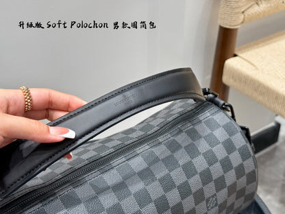 Louis new arrival Soft Polochon bag size: 34*17cm