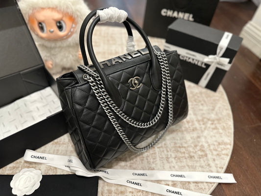 Cc new arrival vintage tote bag size:34 cm