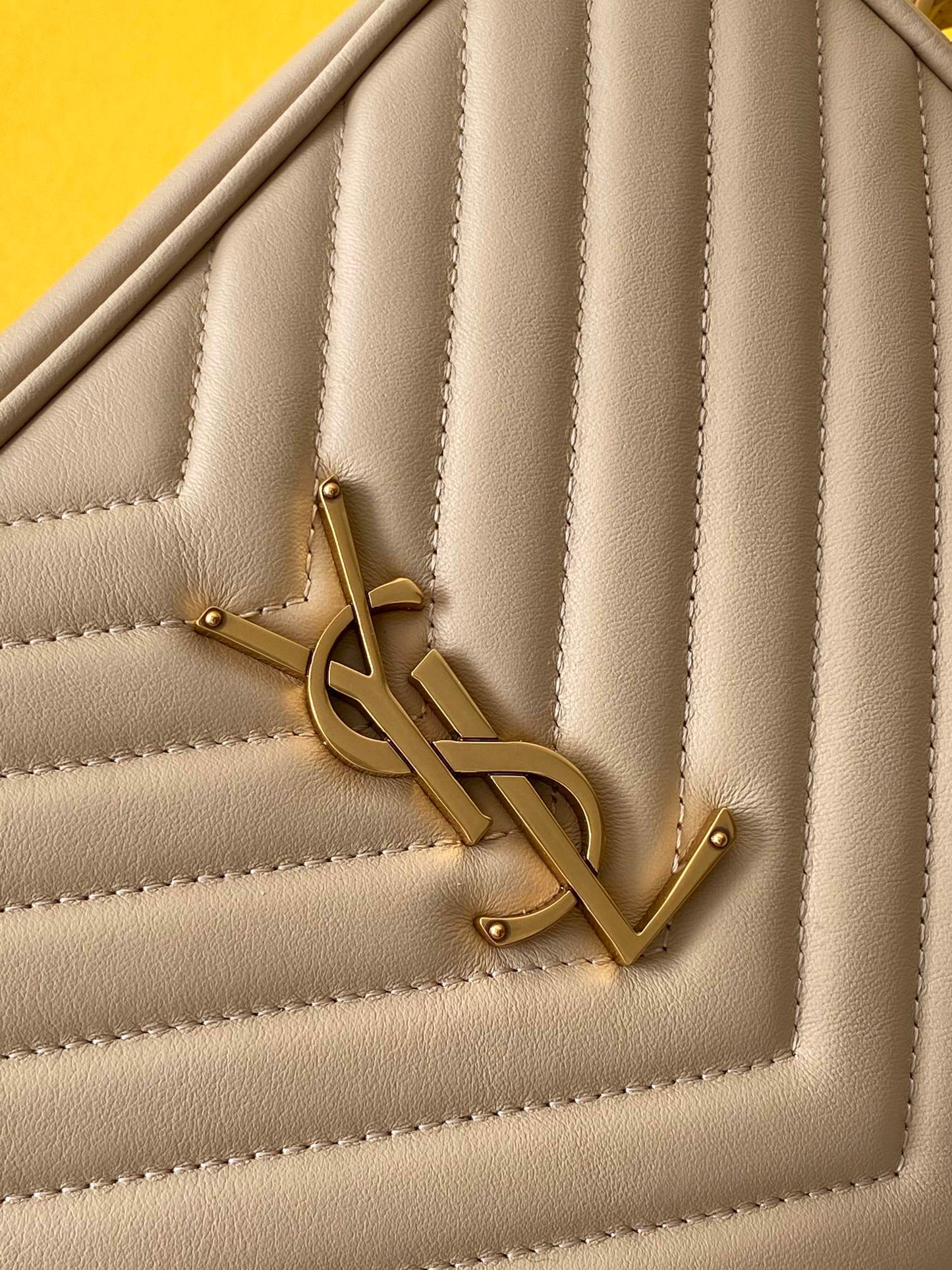 Y Lou Camera Bag In Quilted Leather