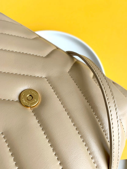 Y Loulou Toy Bag In Matelasse  Y Leather