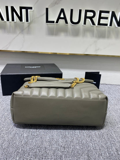 Y Loulou Medium Chain Bag In Y Leather