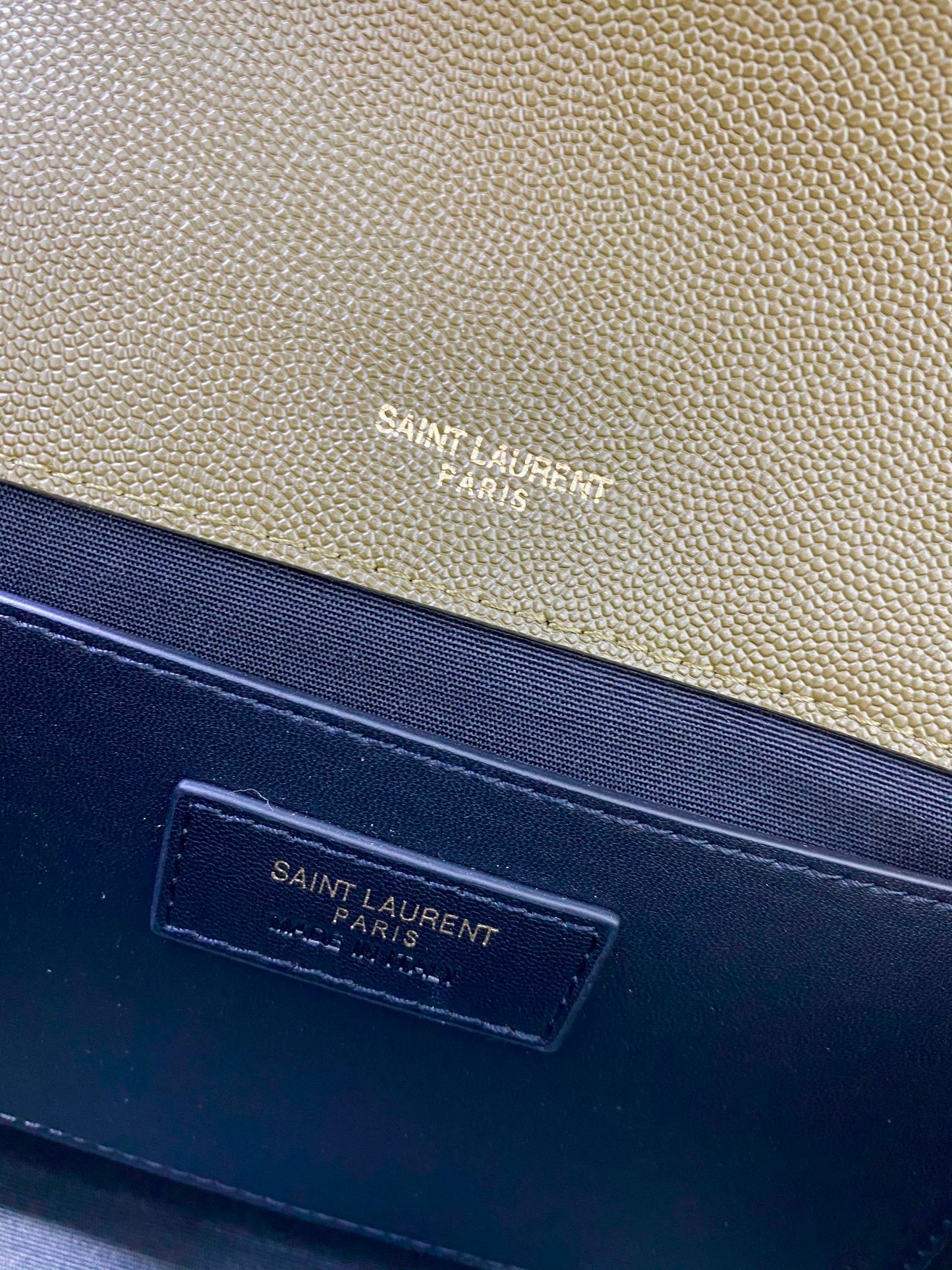 Y  Envelope Medium Bag In Mix Matelasse Grain  De Poudre Embossed Leather