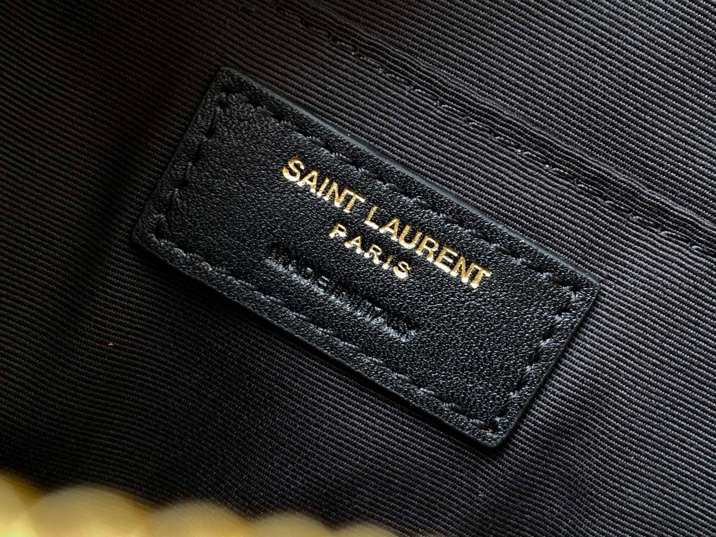 Y Lou Camera Bag In Quilted Leather