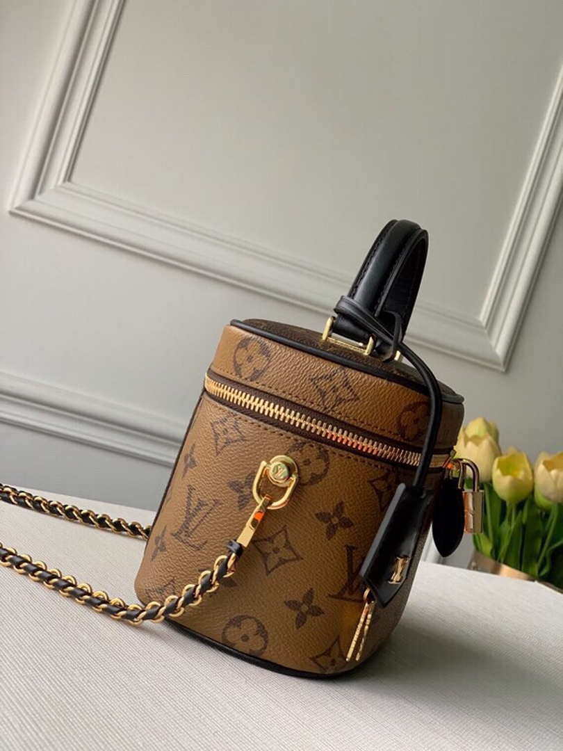 Louis M45165 Vanity Pm Monogram Reverse Bag